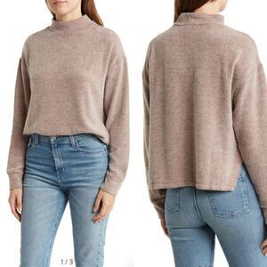 Nwt Nordstrom Abound Mock Neck Pullover Sweater